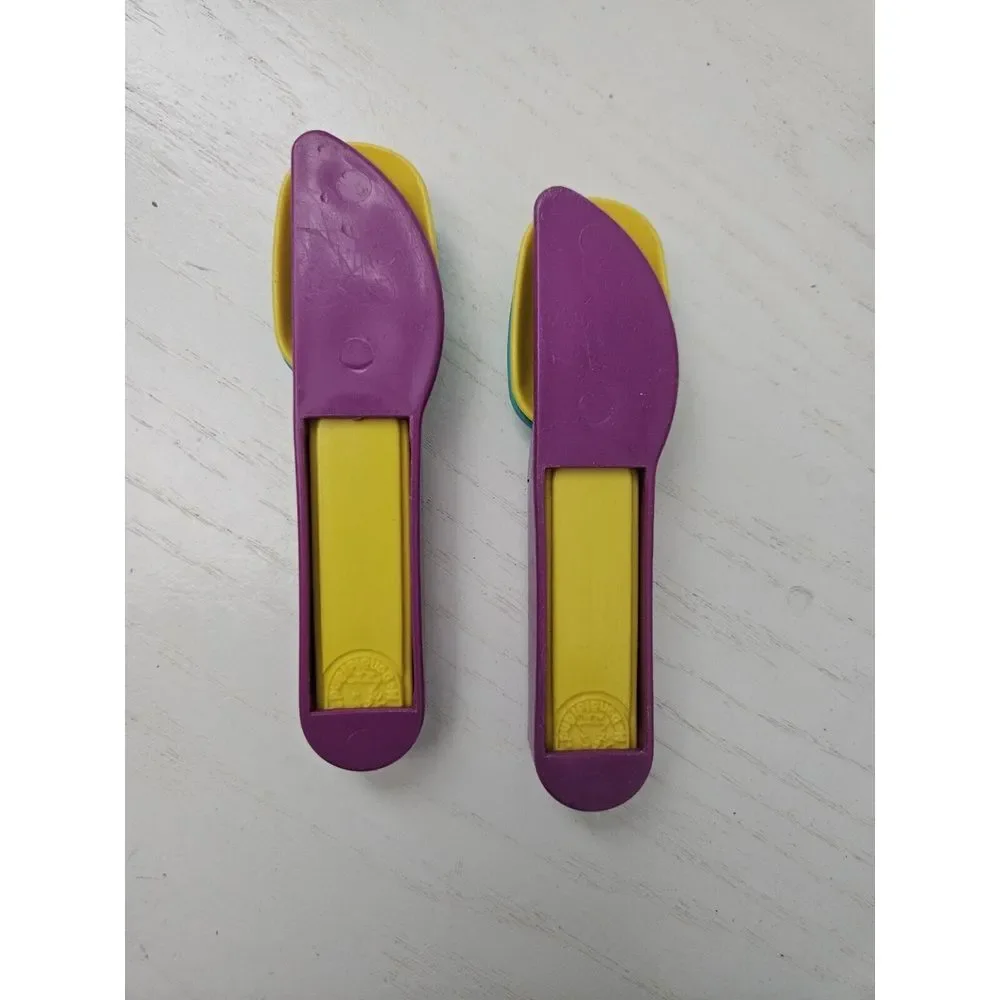 Vintage 1989 McDonalds Camp McDonald Land Fork Knife‎ Spoon Set 3 Pc